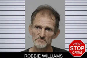 Robbie Williams mugshot