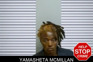 Yamasheta McMillan mugshot