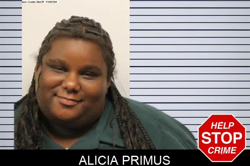 Alicia Primus mugshot