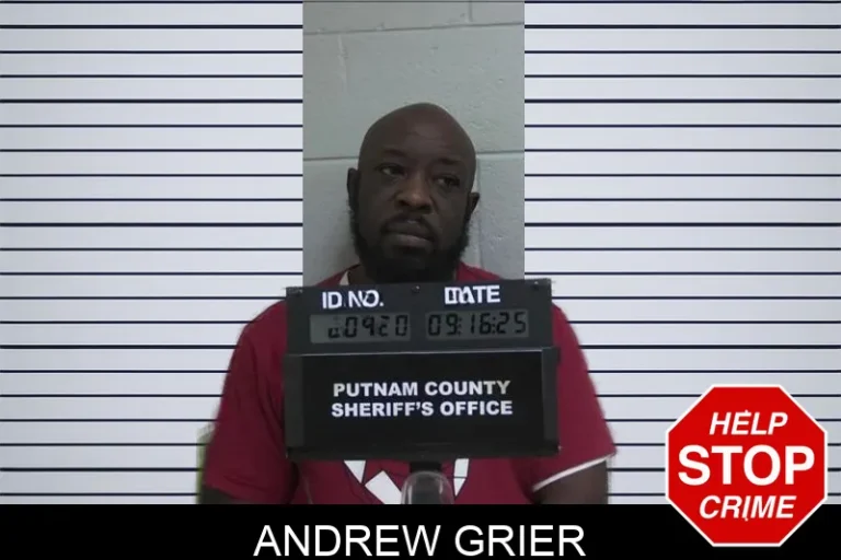 Andrew Grier mugshot – Putnam County , Georgia Andrew Grier