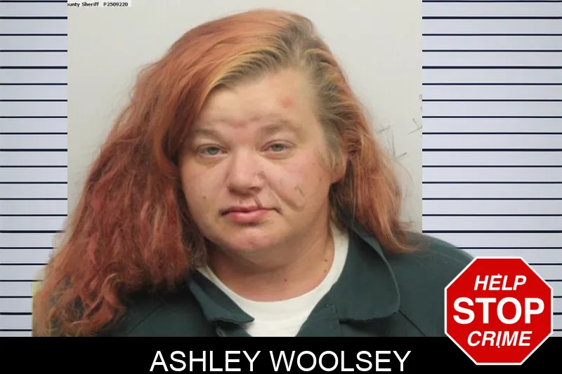 Ashley Woolsey mugshot