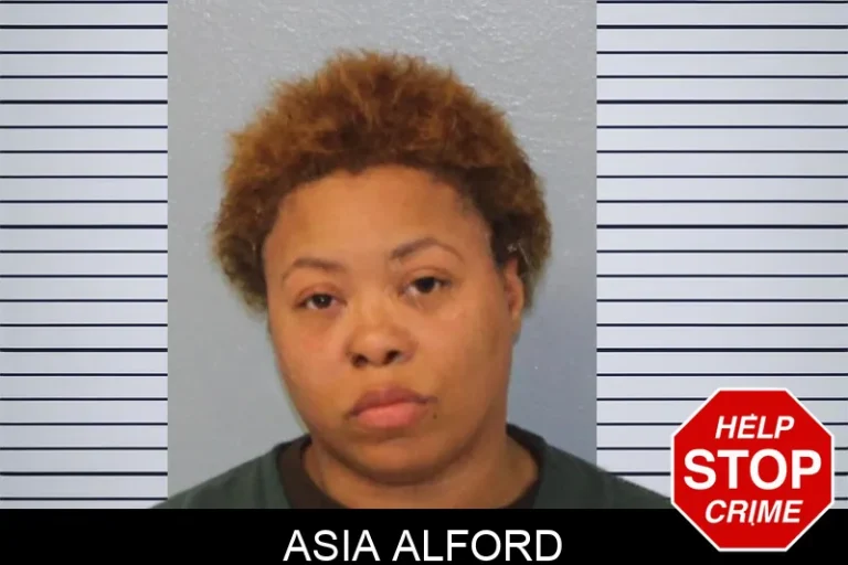 Asia Alford mugshot – Mcintosh County , Georgia Asia Alford