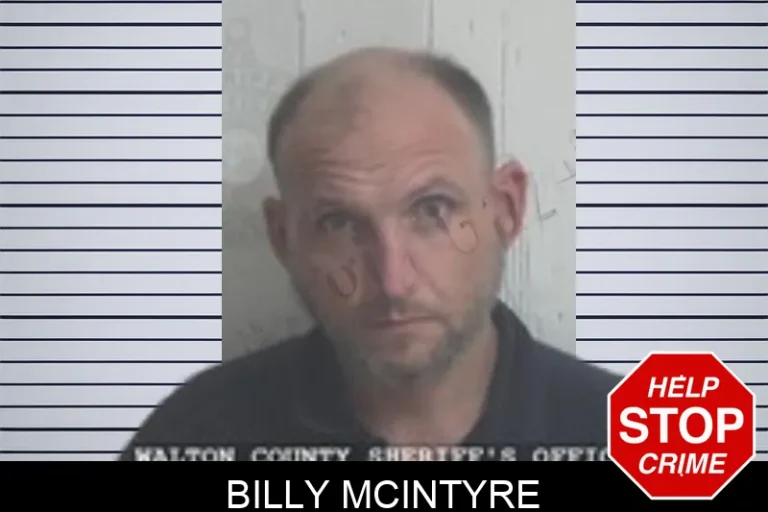 Billy McIntyre mugshot – Walton County , Georgia Billy McIntyre