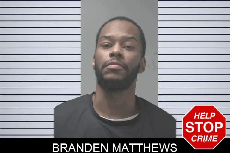 Branden Matthews mugshot – Coweta County , Georgia Branden Matthews