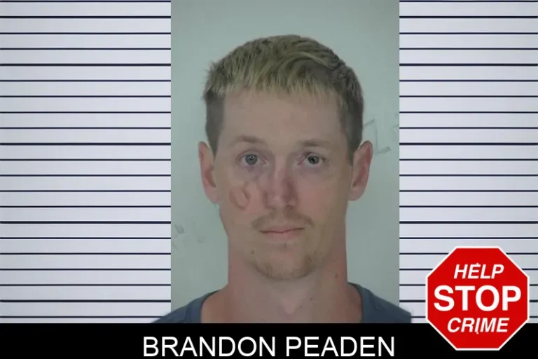 Brandon Peaden mugshot – Fayette County , Georgia Brandon Peaden