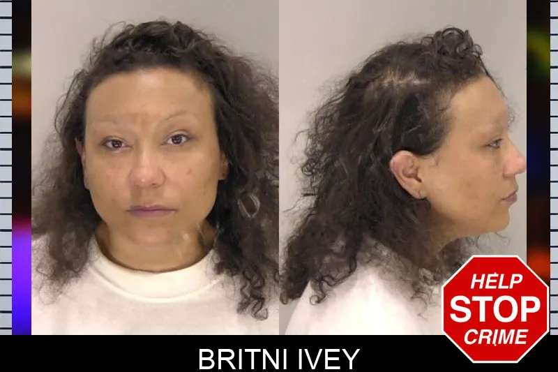 Britni Ivey Mugshots