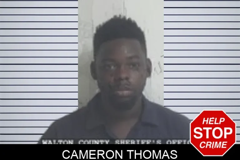 Cameron Thomas mugshot – Walton County , Georgia Cameron Thomas