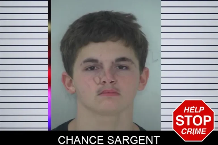 Chance Sargent mugshot – Fayette County , Georgia Chance Sargent