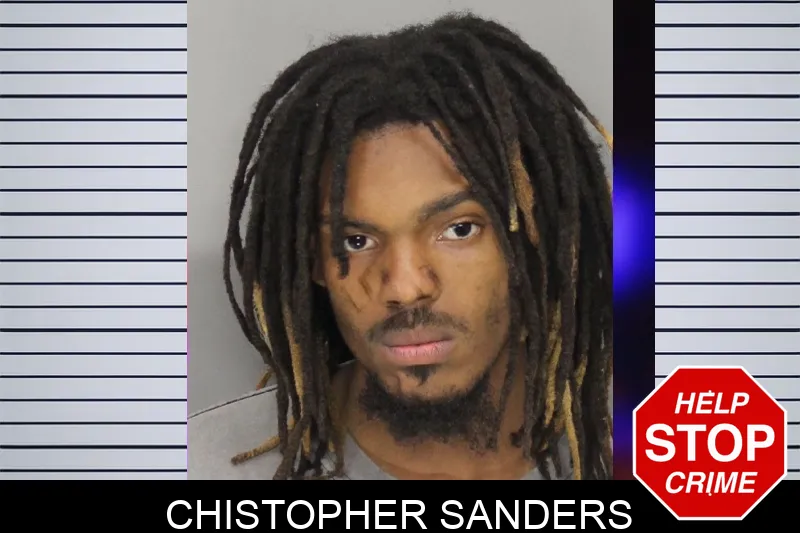 Chistopher Sanders mugshot