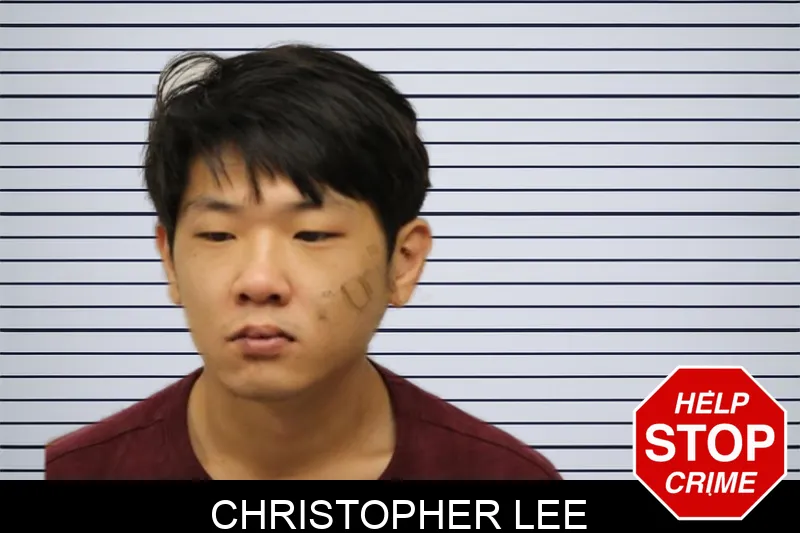 Christopher Lee mugshot