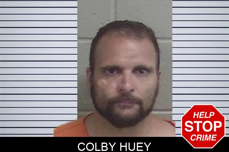 Colby Huey mugshot