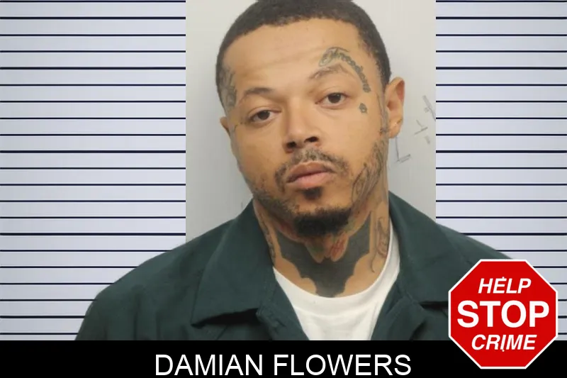 Damian Flowers mugshot