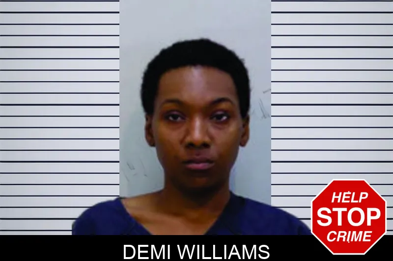 Demi Williams mugshot