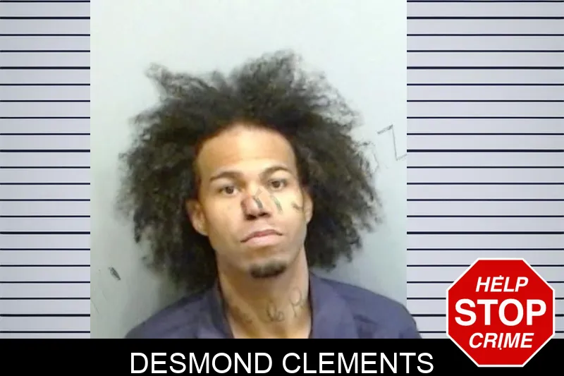 Desmond Clements mugshot