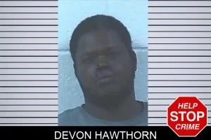 Devon Hawthorn mugshot
