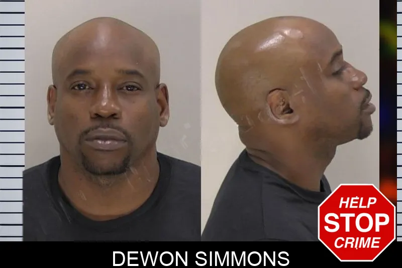 Dewon Simmons Mugshots