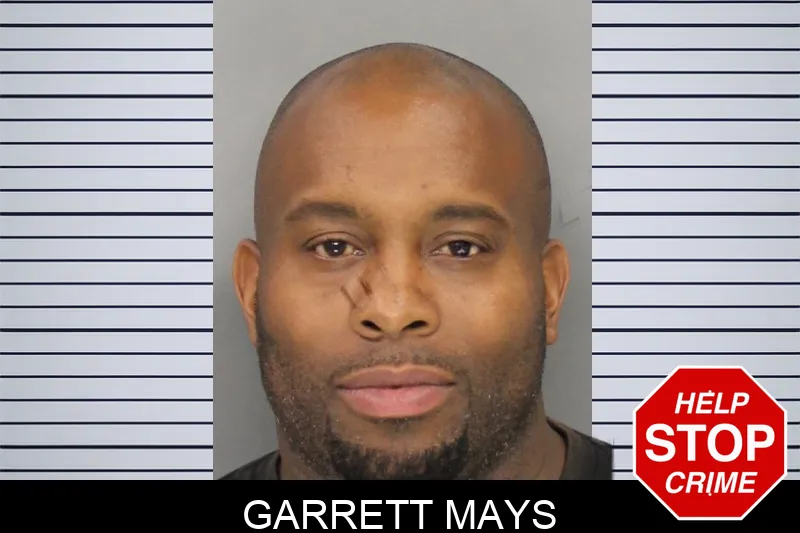 Garrett Mays mugshot