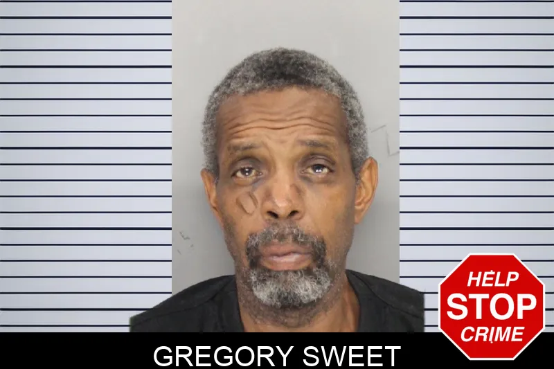 Gregory Sweet mugshot
