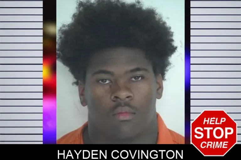 Hayden Covington mugshot – Fayette County , Georgia Hayden Covington