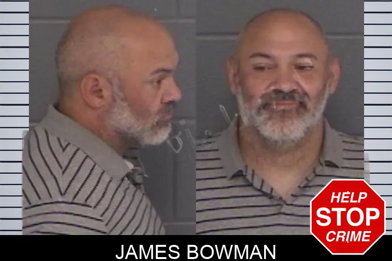 James Bowman mugshot