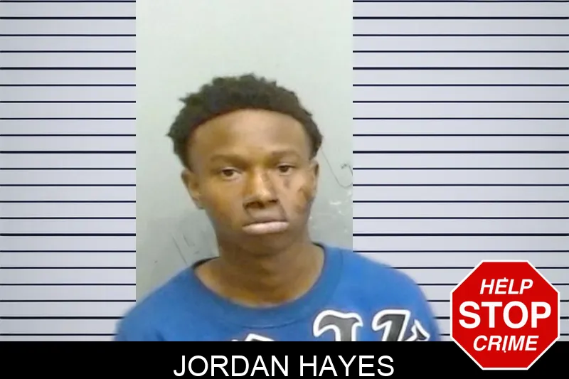 Jordan Hayes mugshot