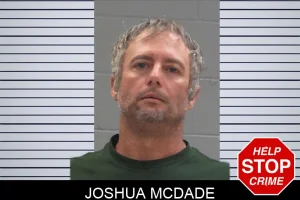 Joshua McDade mugshot