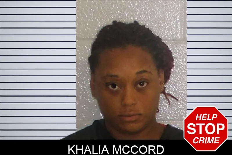 Khalia McCord Mugshots