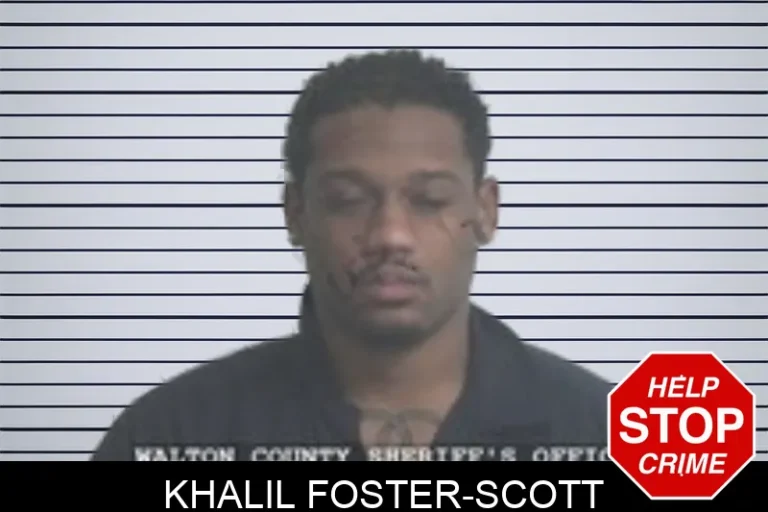 Khalil Foster-Scott mugshot – Walton County , Georgia Khalil Foster-Scott