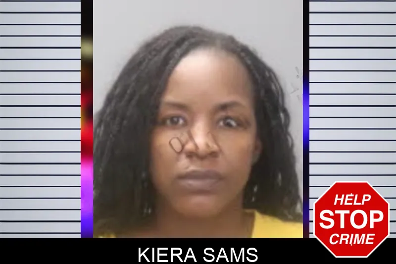 Kiera Sams mugshot