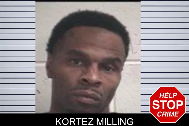 Kortez Milling Mugshots