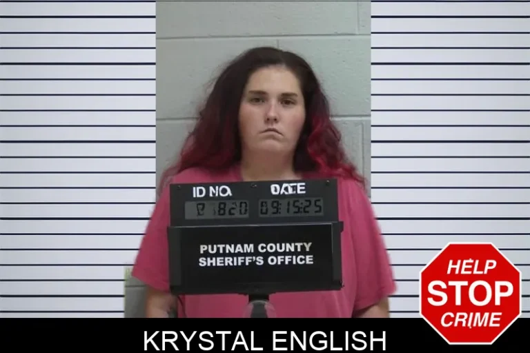Krystal English mugshot – Putnam County , Georgia Krystal English