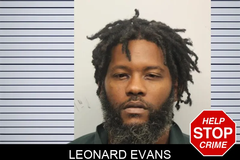 Leonard Evans mugshot