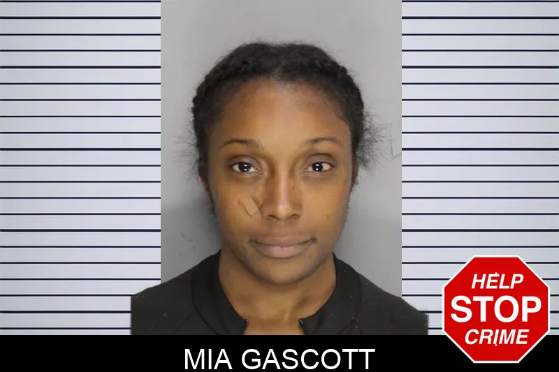 Mia Gascott mugshot
