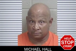 Michael Hall mugshot