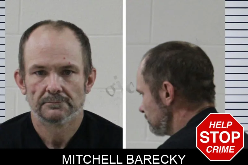 Mitchell Barecky Mugshots