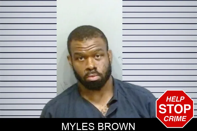 Myles Brown mugshot
