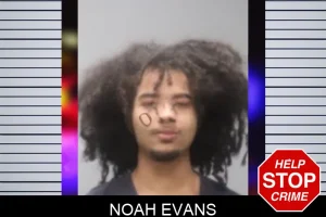 Noah Evans mugshot