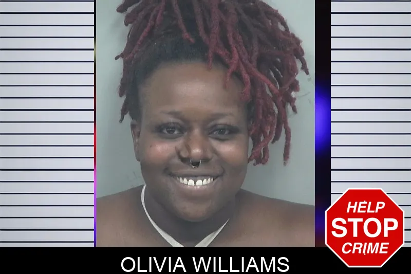 Olivia Williams mugshot
