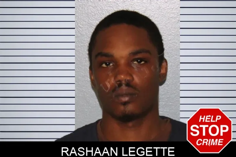 Rashaan Legette mugshot – Mcintosh County , Georgia Rashaan Legette