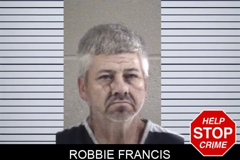 Robbie Francis mugshot – Whitfield County , Georgia Robbie Francis