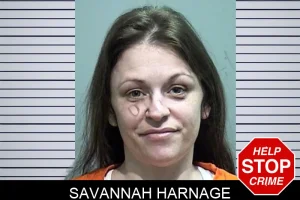 Savannah Harnage mugshot