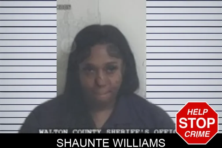 Shaunte Williams mugshot – Walton County , Georgia Shaunte Williams
