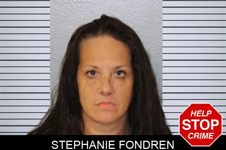 Stephanie Fondren mugshot – Mcintosh County , Georgia Stephanie Fondren