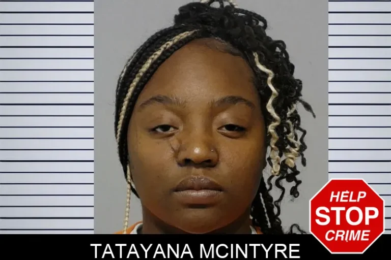 Tatayana McIntyre mugshot – Bibb County , Georgia Tatayana McIntyre
