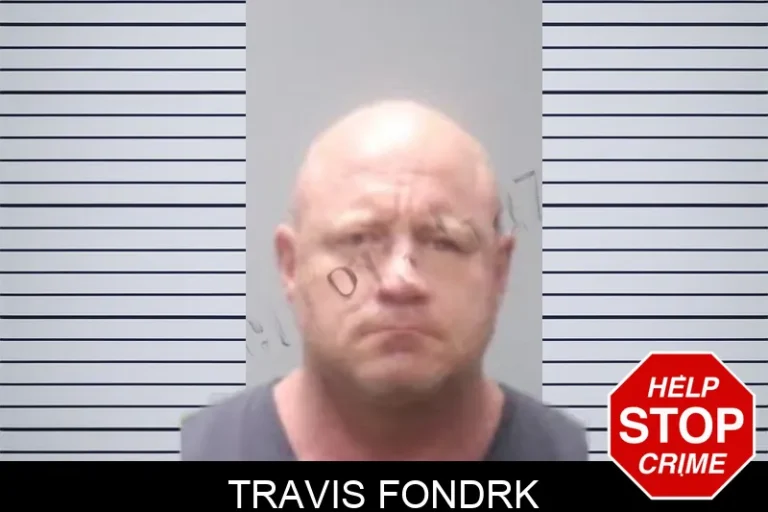 Travis Fondrk mugshot – Muscogee County , Georgia Travis Fondrk