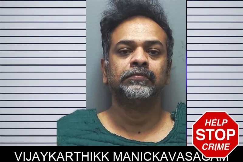 Vijaykarthikk Manickavasagam Mugshots
