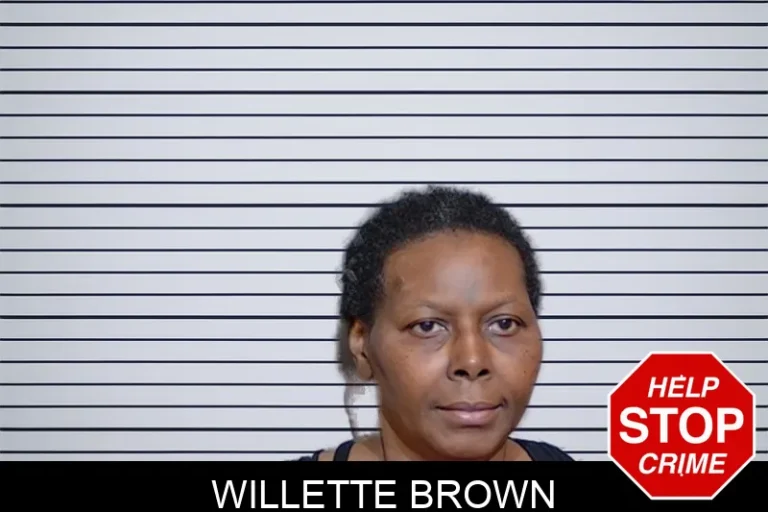 Willette Brown mugshot – Glynn County , Georgia Willette Brown