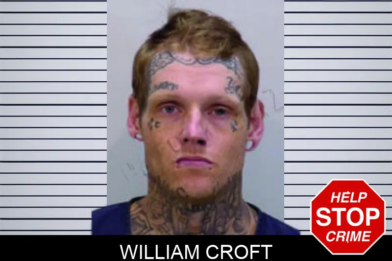 William Croft mugshot