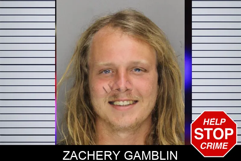 Zachery Gamblin mugshot