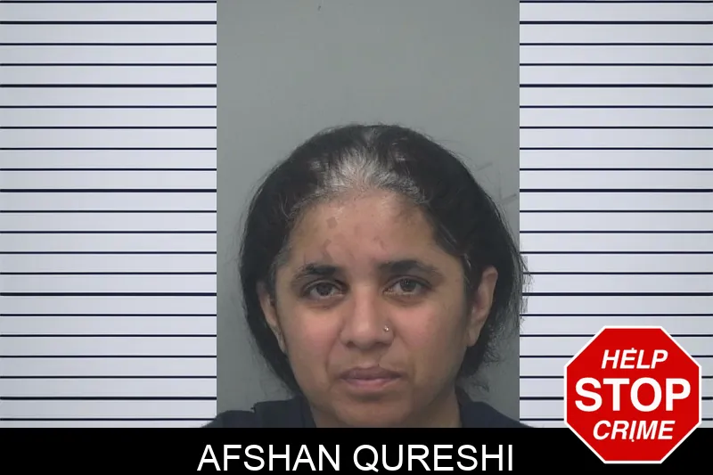 Afshan Qureshi mugshot
